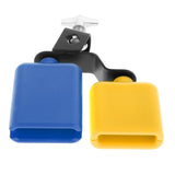 Maxbell Double Mounted Bell Set Noisemaker Percussion Instrument Accessory Style F