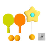 Maxbell Self Training Hanging Pingpong Trainer with Balls Hand Eye Coordination Yellow
