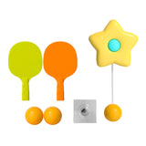 Maxbell Self Training Hanging Pingpong Trainer with Balls Hand Eye Coordination Yellow