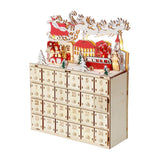 Maxbell Advent Calendar Ornaments Scene Layout Props for Bedroom Living Room Office