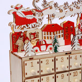 Maxbell Advent Calendar Ornaments Scene Layout Props for Bedroom Living Room Office