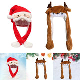 Maxbell Funny Jumping Hat Cosplay Dress up Costume for Christmas Party Girls Boys Santa Claus