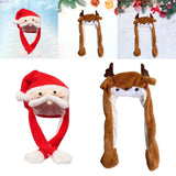 Maxbell Funny Jumping Hat Cosplay Dress up Costume for Christmas Party Girls Boys Santa Claus