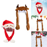 Maxbell Funny Jumping Hat Cosplay Dress up Costume for Christmas Party Girls Boys Santa Claus