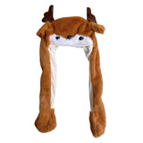 Maxbell Funny Jumping Hat Cosplay Dress up Costume for Christmas Party Girls Boys Deer