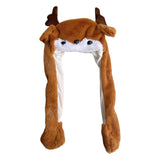 Maxbell Funny Jumping Hat Cosplay Dress up Costume for Christmas Party Girls Boys Deer