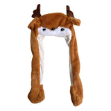 Maxbell Funny Jumping Hat Cosplay Dress up Costume for Christmas Party Girls Boys Deer