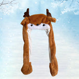 Maxbell Funny Jumping Hat Cosplay Dress up Costume for Christmas Party Girls Boys Deer