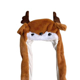 Maxbell Funny Jumping Hat Cosplay Dress up Costume for Christmas Party Girls Boys Deer