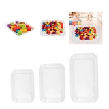 Maxbell Art Trays Rectangle Reusable for DIY Projects Scientific Experiments Beads Small