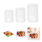 Maxbell Art Trays Rectangle Reusable for DIY Projects Scientific Experiments Beads Small