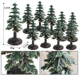 Maxbell 20x Small Artificial Tree for Tabletop Ornaments Kids Gift