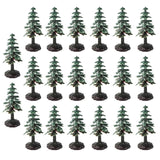 Maxbell 20x Small Artificial Tree for Tabletop Ornaments Kids Gift