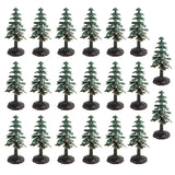 Maxbell 20x Small Artificial Tree for Tabletop Ornaments Kids Gift