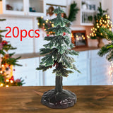 Maxbell 20x Small Artificial Tree for Tabletop Ornaments Kids Gift