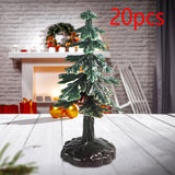 Maxbell 20x Small Artificial Tree for Tabletop Ornaments Kids Gift