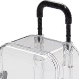 Maxbell Jewelry Organiser Suitcase Shape Portable Treasure Chest Box Keepsake Black