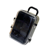 Maxbell mini Suitcases Box Miniature Tiny Jewelry Storage Case Easily Carry Black