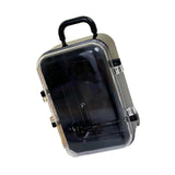 Maxbell mini Suitcases Box Miniature Tiny Jewelry Storage Case Easily Carry Black