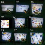 Maxbell Birthday Projector with 18 Slides Patterns for Holiday Party Baby Shower