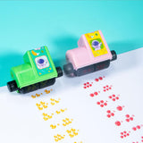 Maxbell Math Learning Stamps Early Math Educational Toy for Boy Girls Birthday Gift Pink