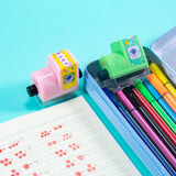 Maxbell Math Learning Stamps Early Math Educational Toy for Boy Girls Birthday Gift Pink