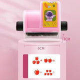 Maxbell Math Learning Stamps Early Math Educational Toy for Boy Girls Birthday Gift Pink