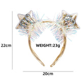 Maxbell 2023 New Year Headbands 2023 Headwear for Festival Photo Props Costume
