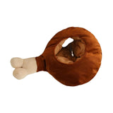 Maxbell Lovely Chicken Drumstick Plush Hat Novelty Hats Headgear Party Costume Hat