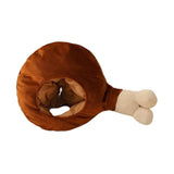 Maxbell Lovely Chicken Drumstick Plush Hat Novelty Hats Headgear Party Costume Hat