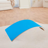 Maxbell Balancing Board Seesaw Wood Montessori Toy Workout Board for Home Gifts Blue