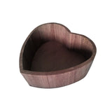 Maxbell Newborn Infants Photography Props Wooden Bathtub Heart Shape Multi Purpose