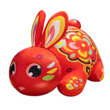 Maxbell Rabbit Plush Toy Cartoon Ornament Plush Animal Doll for New Year Style C