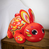 Maxbell Rabbit Plush Toy Cartoon Ornament Plush Animal Doll for New Year Style C