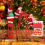 Maxbell Cute Santa Claus Ornament Decoration Cartoon Crafts for Christmas Tree style A