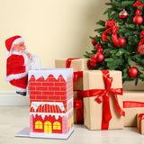 Maxbell Cute Santa Claus Ornament Decoration Cartoon Crafts for Christmas Tree style C