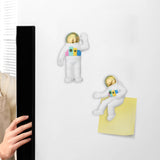 Maxbell Novelty Refrigerator Magnets Waving Astronaut Astronaut for Kitchen Aureate