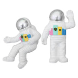 Maxbell Novelty Refrigerator Magnets Waving Astronaut Astronaut for Kitchen Argent