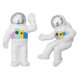 Maxbell Novelty Refrigerator Magnets Waving Astronaut Astronaut for Kitchen Argent