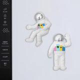 Maxbell Novelty Refrigerator Magnets Waving Astronaut Astronaut for Kitchen Argent
