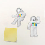 Maxbell Novelty Refrigerator Magnets Waving Astronaut Astronaut for Kitchen Argent