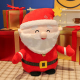 Maxbell Christmas Santa Claus Doll Figurines for Indoor Festival Birthday Gifts 30cm