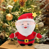 Maxbell Christmas Santa Claus Doll Figurines for Indoor Festival Birthday Gifts 40cm