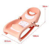 Maxbell Foldable Hair Washing Bed Stool Adjustable for Kids Girls Boys Toddler Pink