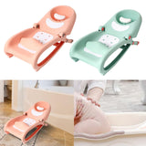 Maxbell Foldable Hair Washing Bed Stool Adjustable for Kids Girls Boys Toddler Pink