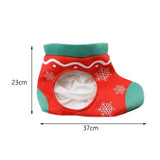 Maxbell Christmas Sock Plush Hat Headdress for Carnival Celebrations Christmas