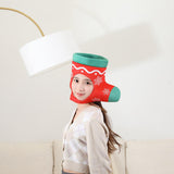 Maxbell Christmas Sock Plush Hat Headdress for Carnival Celebrations Christmas