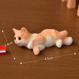 Maxbell Creative Mini Cat Figure Collection Handicraft for Automobile Office Cabinet Set C