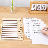 Maxbell Reusable Daily Schedule to Do List Board with Cardstocks for Adults Home