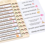 Maxbell Reusable Daily Schedule to Do List Board with Cardstocks for Adults Home